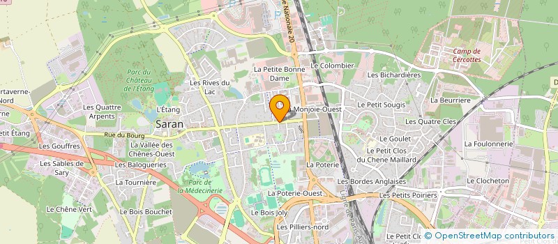 localisation de l'entreprise TRIUM SARL à SARAN