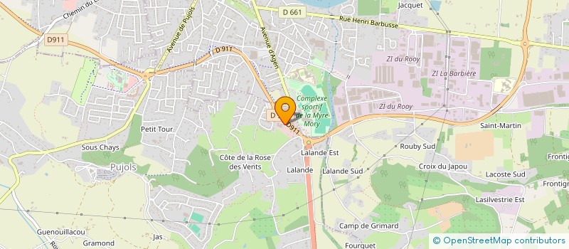 localisation de l'entreprise TRIUM VIRAT  PUJOLS