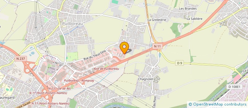 localisation de l'entreprise TRIUMPH LA ROCHELLE  PUILBOREAU