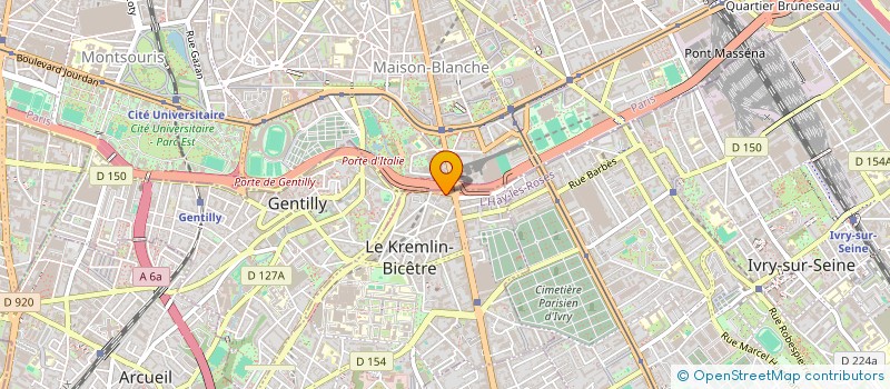 localisation de l'entreprise TRIUMPH PARIS ITALIE à LE KREMLIN-BICETRE