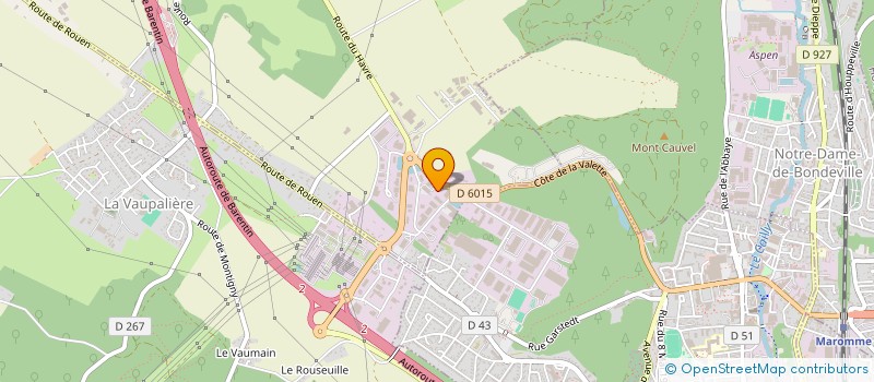 localisation de l'entreprise TRIUMPH ROUEN  SAINT-JEAN-DU-CARDONNAY