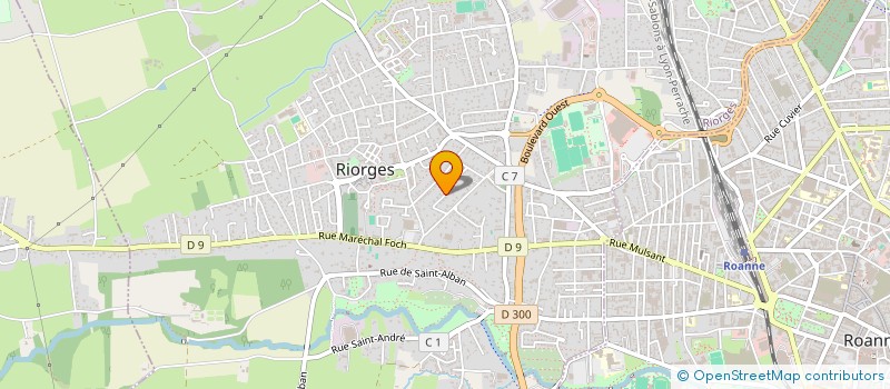 localisation de l'entreprise TRIUMVIRA FR à RIORGES