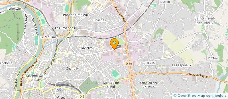 localisation de l'entreprise TRIUMVIRAT  ALES