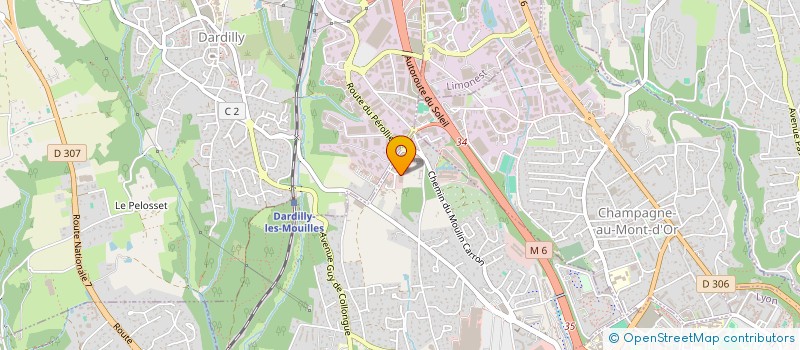 localisation de l'entreprise TRIUMVIRAT RHONE ALPES  ECULLY