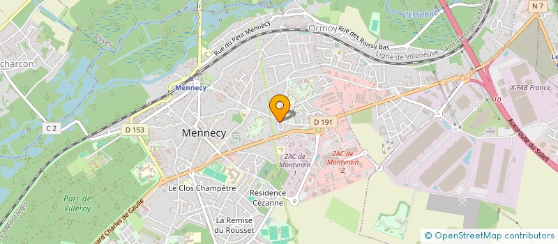 localisation de l'entreprise TRIUNPH EVENTS à MITRY-MORY
