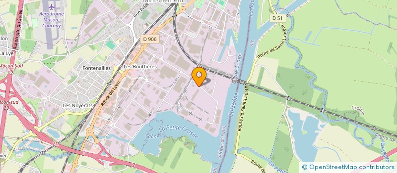 localisation de l'entreprise TRIVALOR PNEUS à MACON