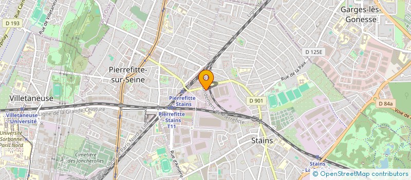 localisation de l'entreprise TRIVALREC à PIERREFITTE-SUR-SEINE