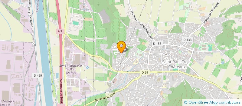 localisation de l'entreprise TRIVAUDAN  SAINT-PAUL-TROIS-CHATEAUX