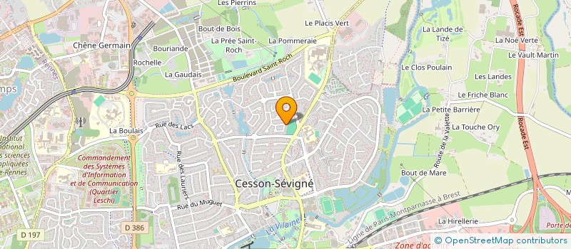 localisation de l'entreprise TRIVELA SPORTS MANAGEMENT  CESSON-SEVIGNE