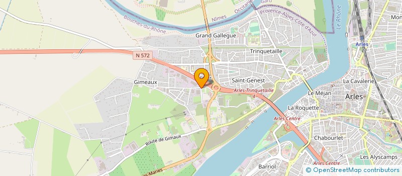localisation de l'entreprise TRIVELLA à ARLES