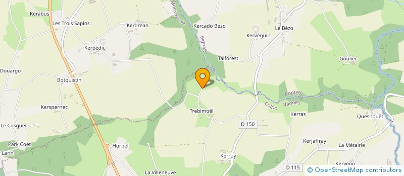 localisation de l'entreprise TRIVEN  COLPO