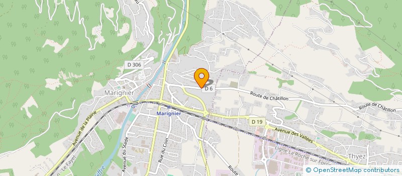 localisation de l'entreprise TRIVERIO DECOLLETAGE SA à MARIGNIER