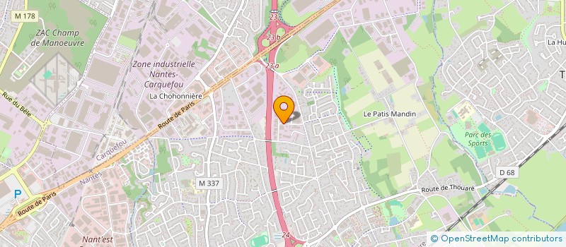 localisation de l'entreprise TRIVIA  SAINTE-LUCE-SUR-LOIRE