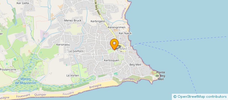 localisation de l'entreprise TRIVIDIC - JOUIS INDIVISION  FOUESNANT