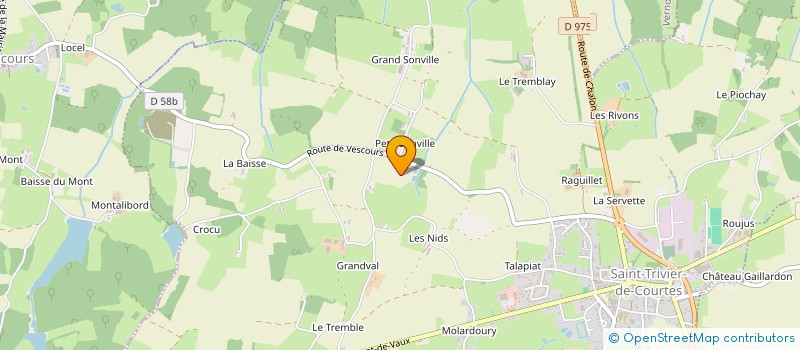 localisation de l'entreprise TRIVIGAZ VERT à SAINT-TRIVIER-DE-COURTES