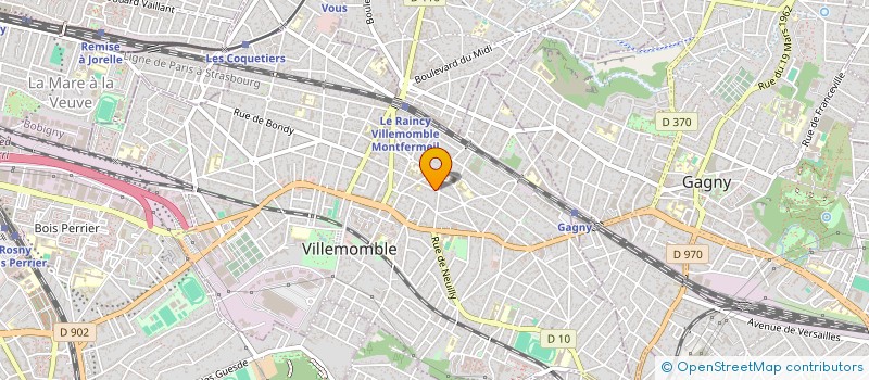 localisation de l'entreprise TRIVILL à VILLEMOMBLE
