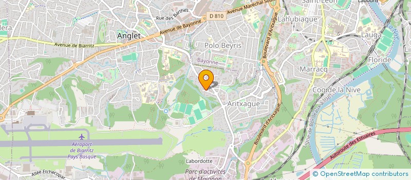 localisation de l'entreprise TRIVIUM BAB à ANGLET