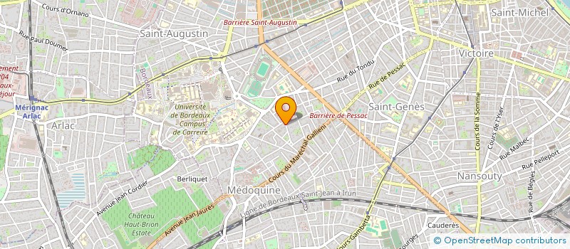 localisation de l'entreprise TRIVIUM CONCEPT  BORDEAUX