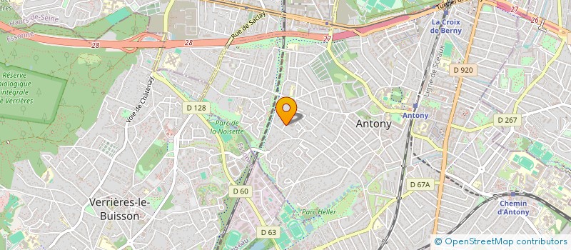 localisation de l'entreprise TRIWAN à ANTONY