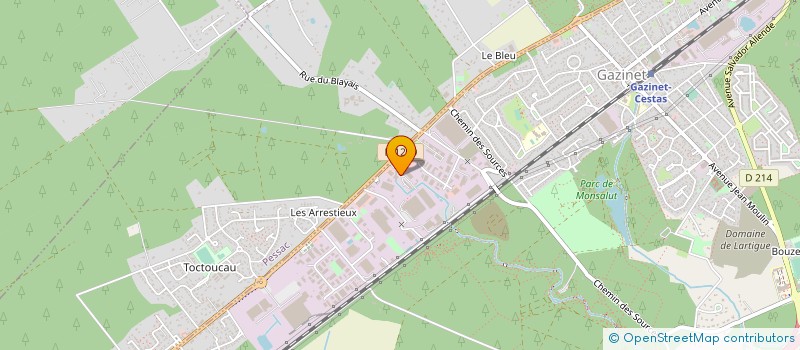 localisation de l'entreprise TRIWASTE à CESTAS