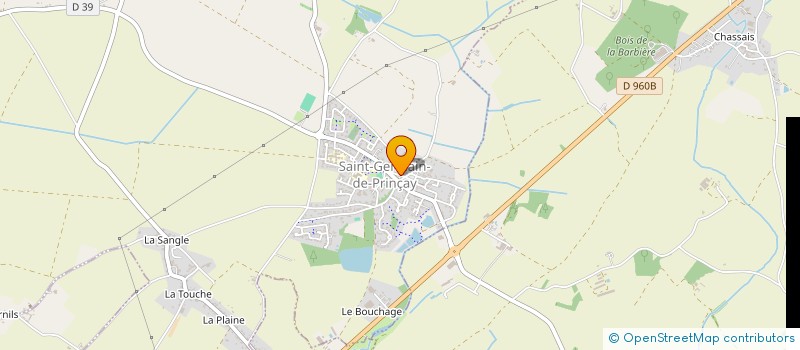 localisation de l'entreprise TRIX  SAINT-GERMAIN-DE-PRINCAY