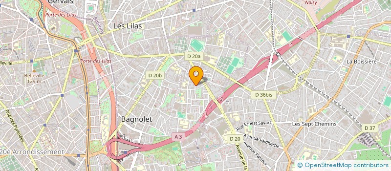 localisation de l'entreprise TRIX EXPRESS à LE BLANC-MESNIL