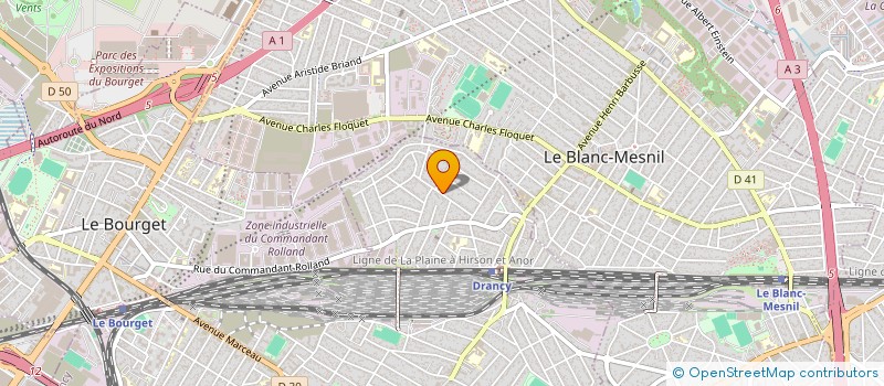 localisation de l'entreprise TRIXY à DRANCY