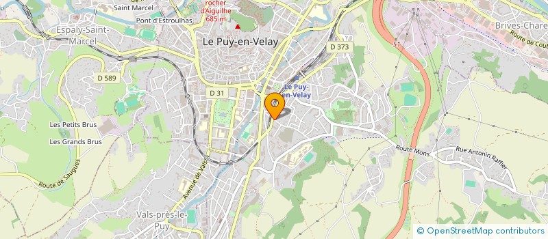 localisation de l'entreprise TRIZACOSUD  LE PUY-EN-VELAY