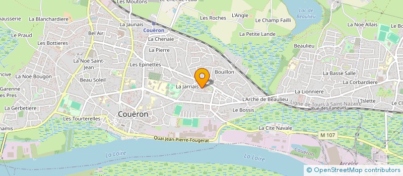 localisation de l'entreprise TRIZEK à COUERON