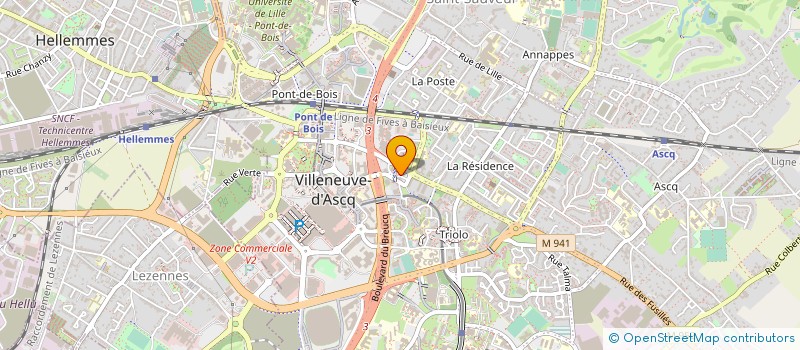localisation de l'entreprise TRJ DECO  VILLENEUVE-D'ASCQ