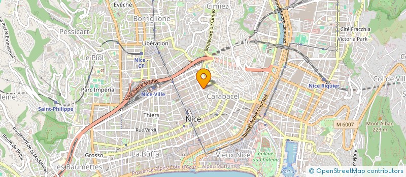 localisation de l'entreprise TRK INVEST  NICE