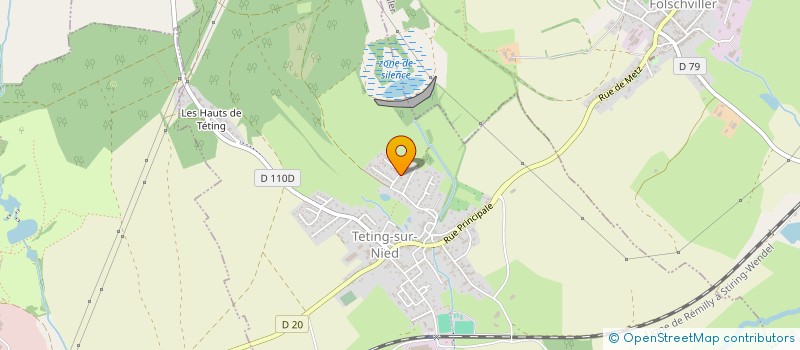 localisation de l'entreprise TRKIMMO  TETING-SUR-NIED