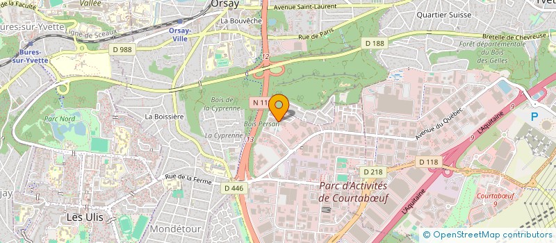 localisation de l'entreprise TRLC  LES ULIS