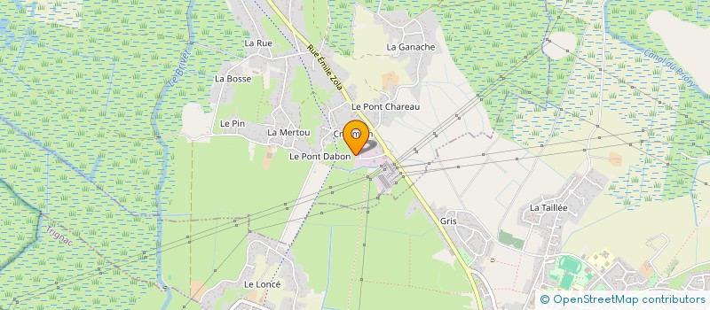 localisation de l'entreprise TRM à SAINT-MALO-DE-GUERSAC