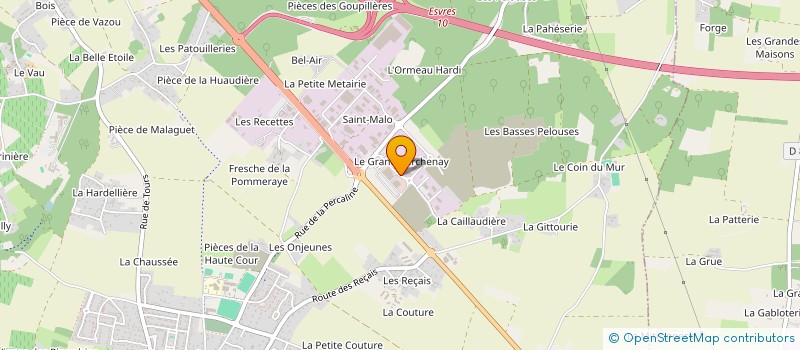 localisation de l'entreprise TRM GARAGE à ESVRES