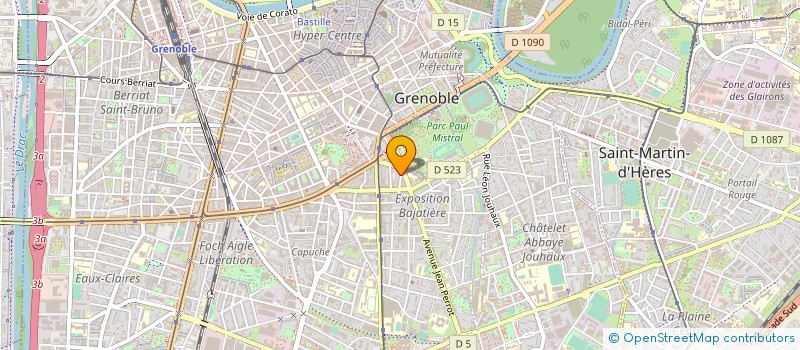 localisation de l'entreprise TRM HOLDING à GRENOBLE