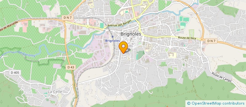 localisation de l'entreprise TRM MEDITERRANNEE à BRIGNOLES
