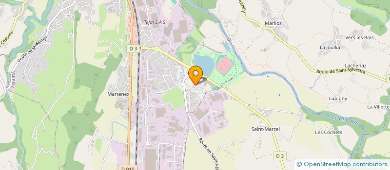 localisation de l'entreprise TRO VAT  RUMILLY