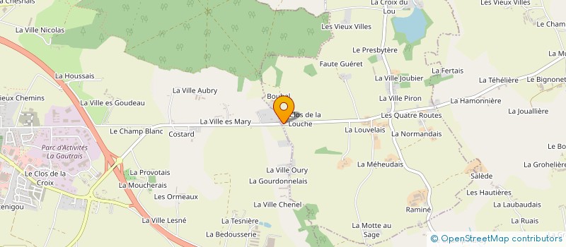 localisation de l'entreprise TROADEC ENERGIES  CAULNES