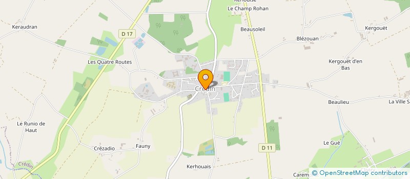 localisation de l'entreprise TROALEN-LEFEBVRE TRAITEUR  CREDIN