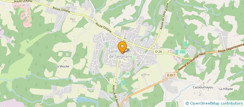 localisation de l'entreprise TROBIS  SAINT-MARTIN-DE-SEIGNANX