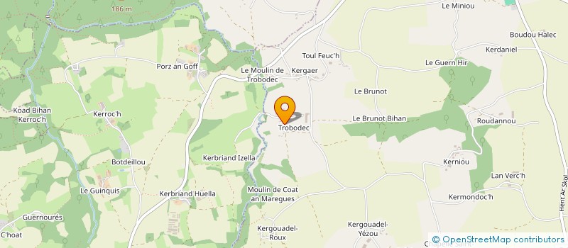 localisation de l'entreprise TROBODEC  GURUNHUEL