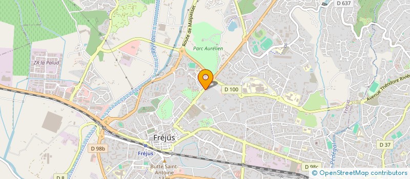 localisation de l'entreprise TROC 83 à FREJUS