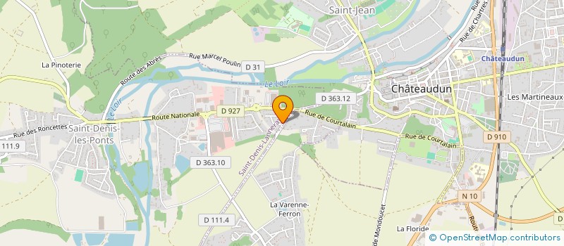 localisation de l'entreprise TROC'AD à LA CHAPELLE-DU-NOYER