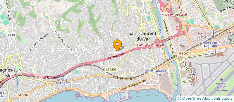 localisation de l'entreprise TROC BAIE DES ANGES à SAINT-LAURENT-DU-VAR