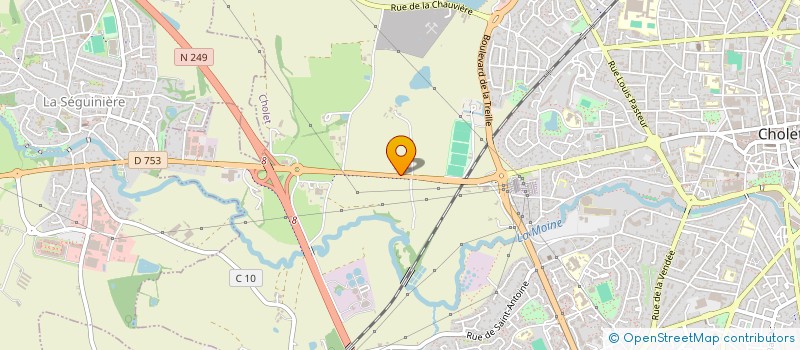 localisation de l'entreprise TROC CHOLET DIFFUSION à CHOLET