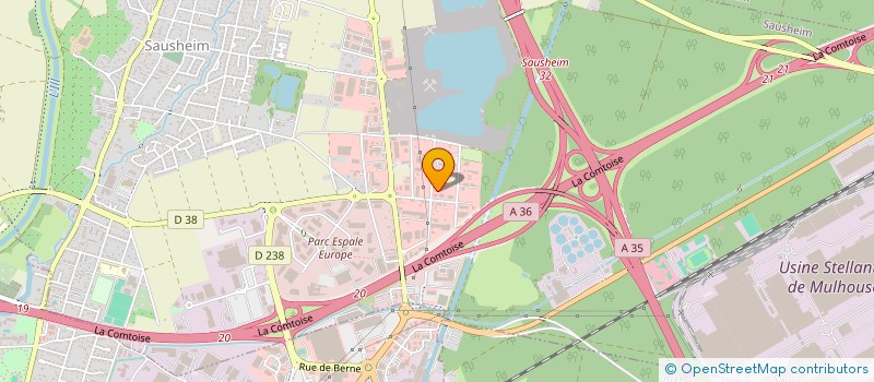 localisation de l'entreprise TROC D'ALSACE à SAUSHEIM