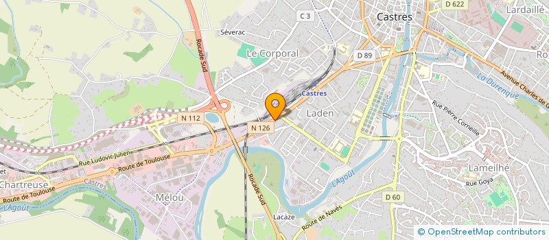 localisation de l'entreprise TROC DU SIDOBRE  CASTRES