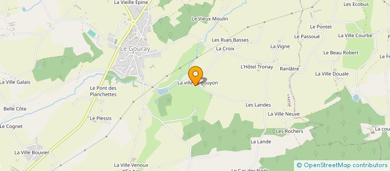 localisation de l'entreprise TROC ET LIENS à LE MENE