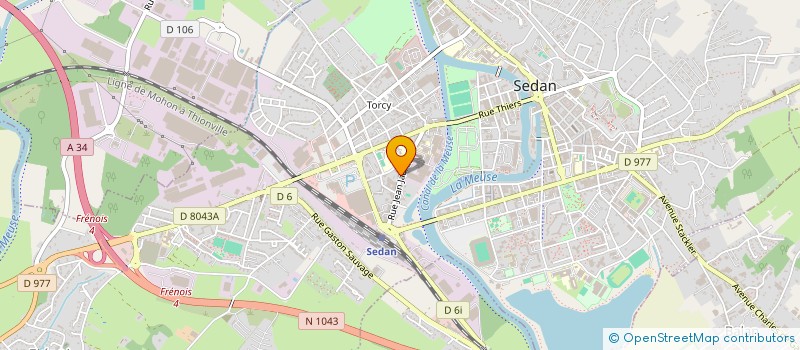 localisation de l'entreprise TROC MEUBLE à SEDAN